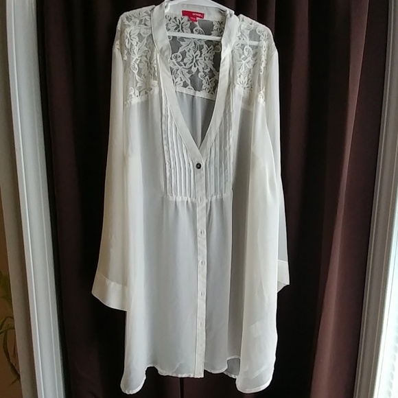 BONGO Tops - Cream Blouse